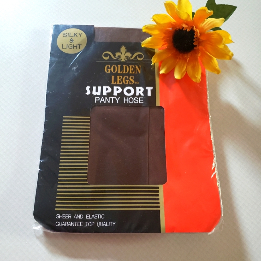 Just In: Brand New French Coffee Golden Legs Support Pantyhose